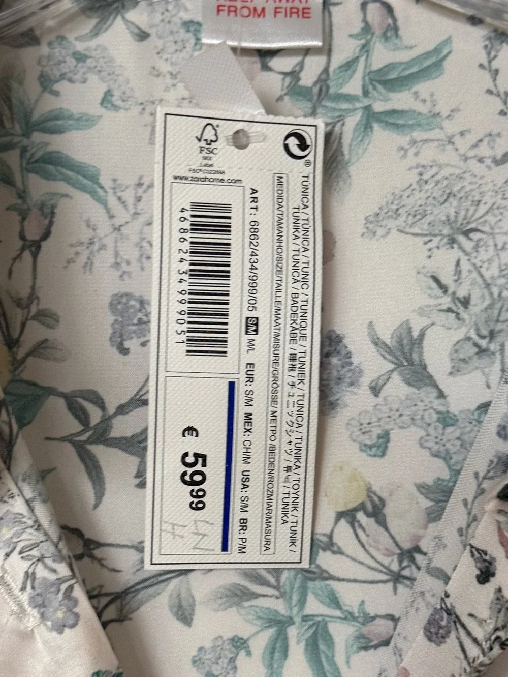 Zara Floral Midi Dress in White, Green, Pink, Yellow - Picture 2 of 4